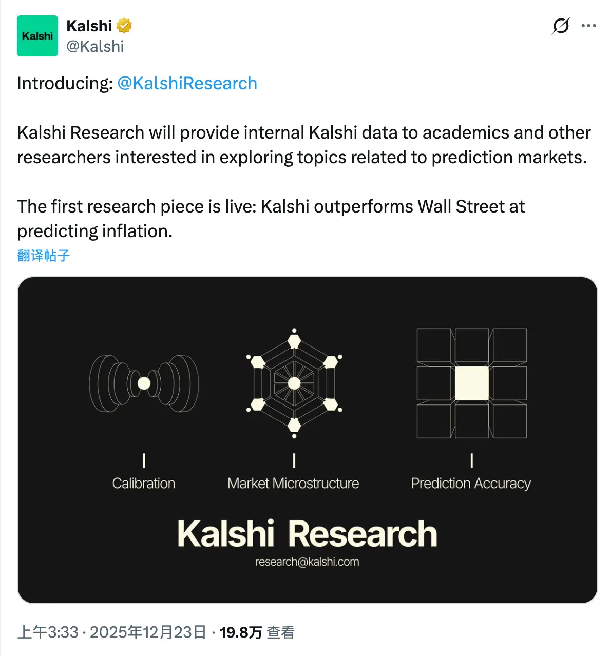 Kalshi 首份研报出炉:在预测 CPI 时,群体智慧如何吊打华尔街智囊团缩略图 Kalshi 首份研报出炉:在预测 CPI 时,群体智慧如何吊打华尔街智囊团缩略图